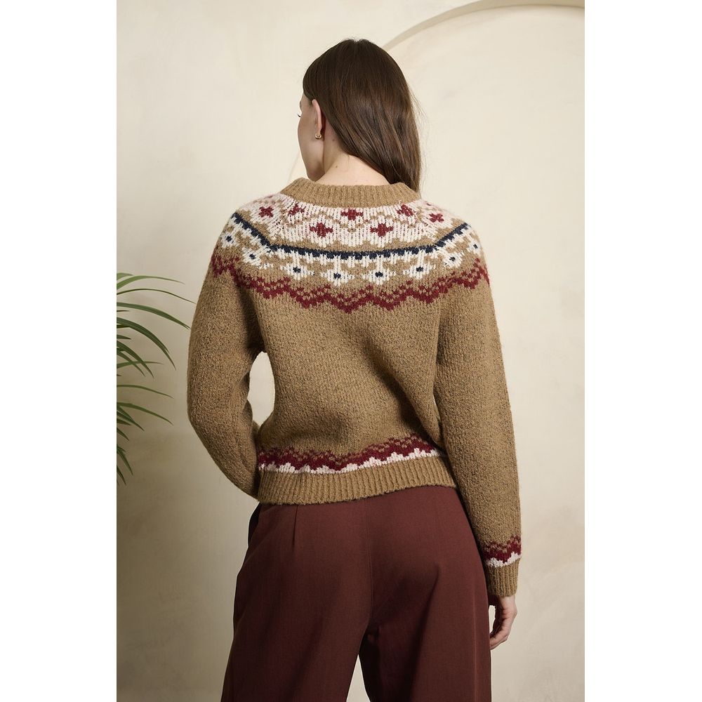 Banned - Winnie Winter Cardigan - Brown